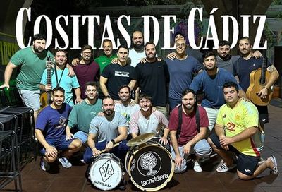 Componentes de la Comparsa Cositas de Cádiz