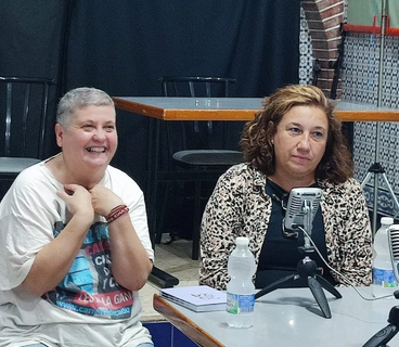 Carmen de la Rosa en la Tertulia Feminista de Carnaval