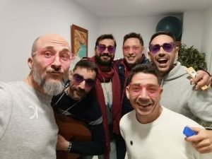Componentes de la Chirigota Callejera Mr Wonderfull