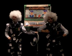 Roamncero Camina o revienta, en el Teatro del Títere la Tía Norica