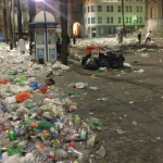 Basura en carnaval