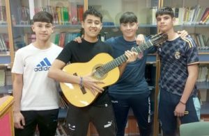 Componentes del Cuarteto Juvenil 'Abre los ojos... pero cierra la boca'