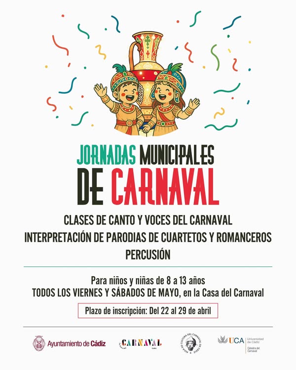 Cartel Jornadas Municipales de Carnaval