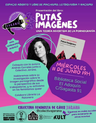 Presentación de 'Putas imágenes'