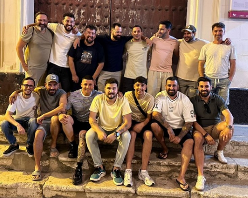 Componentes de la chirigota 'Los Robins'