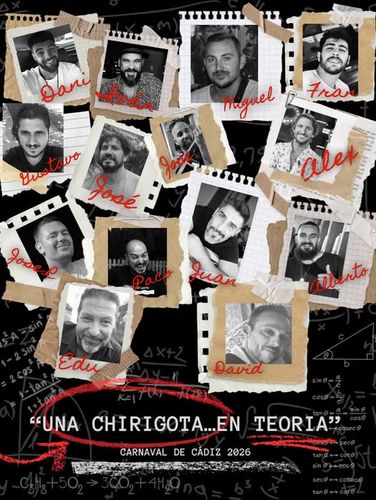 Componentes de la chirigota 'Una chirigota... en teoría'