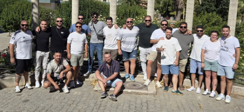 Componentes de la chirigota 'Umirdah y pasiensia...'