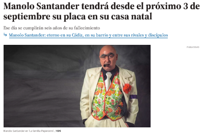 Plaza de Manolo Santander