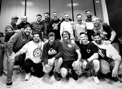 Componentes de la Comparsa 'La carne-vale'