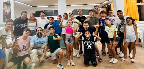 Componentes de la comparsa infantil 'Las marmotas'