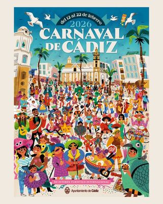 Cartel Oficial del Carnaval de Cádiz 2026
