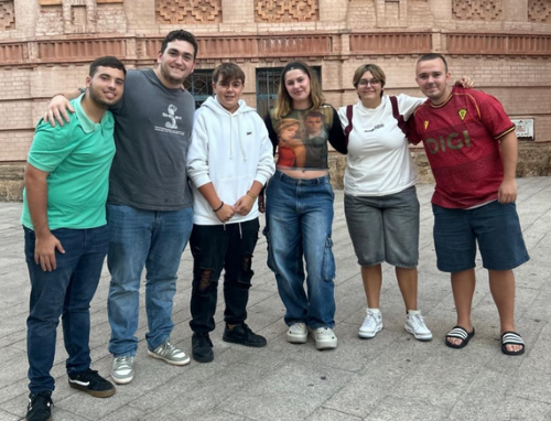 Componentes del Cuarteto Juvenil 'Los auténticos capuchinos'