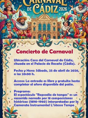 Concierto de Carnaval 'Rapsodia de Tangos'