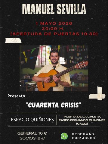 Manuel Sevilla en el Espacio Quiñones