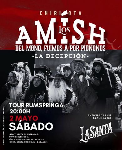 LOS AMISH en Badajoz
