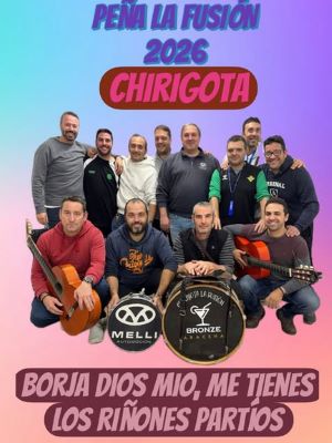 Chirigota Callejera 'Borja Dios mío me tienes los riñones partíos'