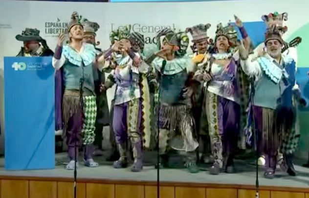 Actuación de la comparsa DSAS3 en el Ministerio de Sanidad 20 de abril de 2026