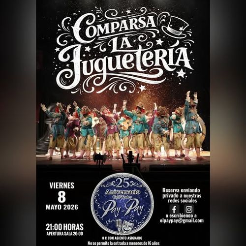 Comparsa LA JUGUETERÍA en el Pay-pay