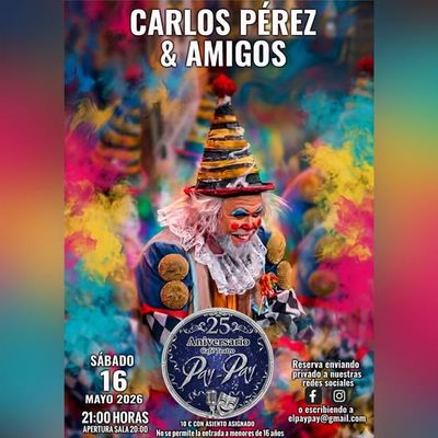 Carlos Pérez en el Pay-pay