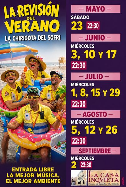 La revisión del verano, Conil.