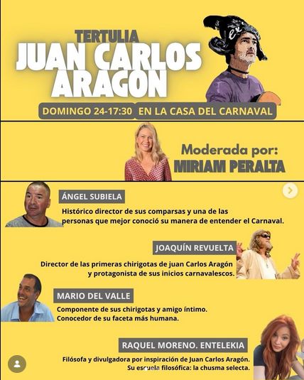 Tertulia Juan Carlos Aragón