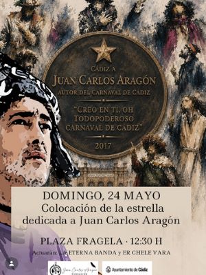 Estrella dedicada a Juan Carlos Aragón