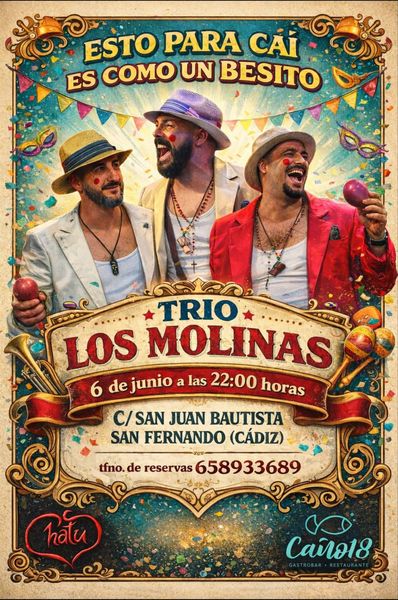 El trío de 'Los Molina' en Caño 18