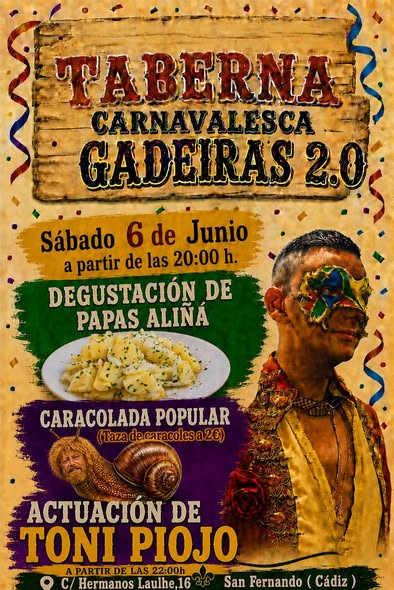 Carnaval en Taberna Gadeiras