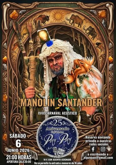 Manolín Santander en el Pay-pay