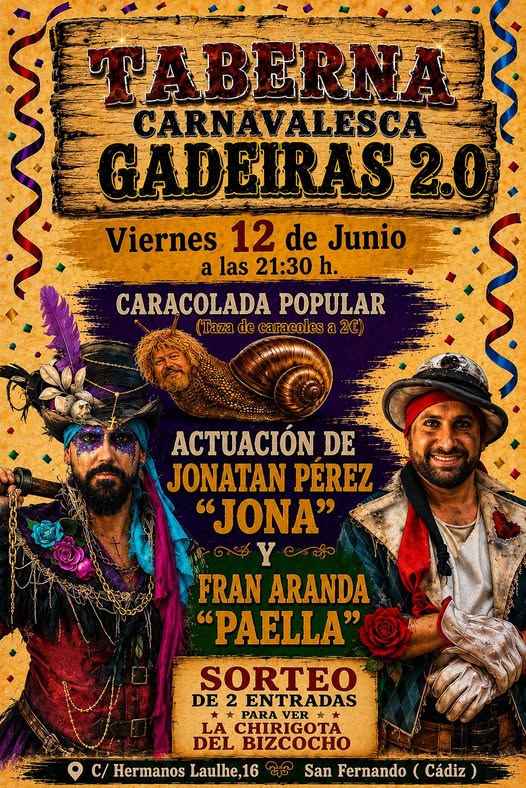 Carnaval en Taberna Gadeiras
