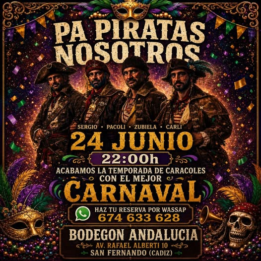 Carnaval en bodegon Andalucia