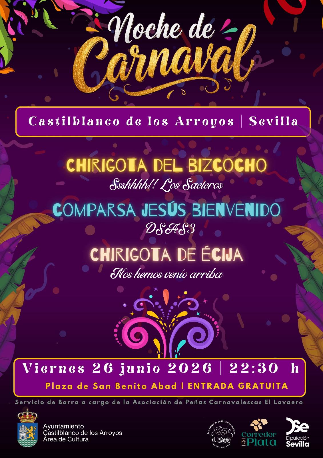 Noche de Carnaval en Castilblanco de los Arroyos