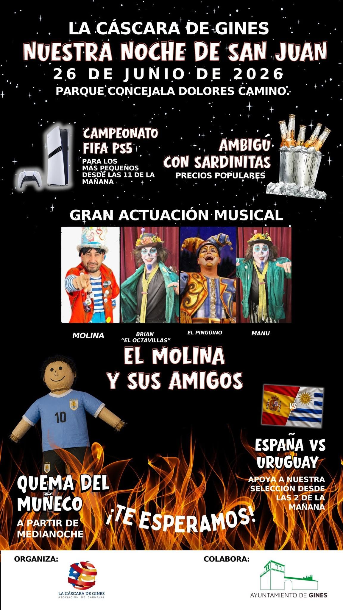 El Molina y sus amigos en Gines