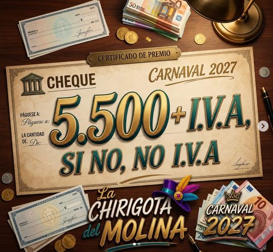 Chirigota '5.500 + I.V.A, si no, no I.V.A'