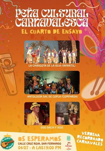Carnaval en la Peña Cuarto de ensayo