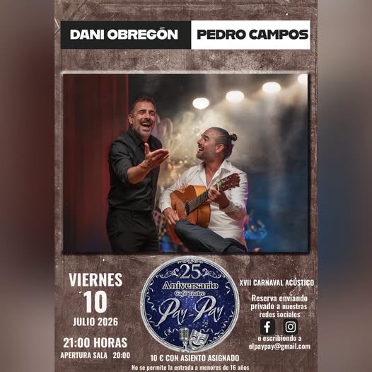 Dani y Pedro en el Pay-pay