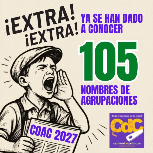 COAC 2027, 105 grupos