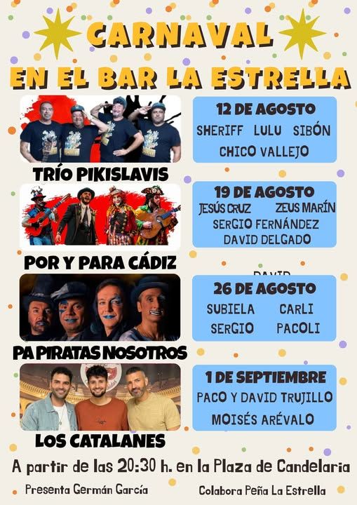 Carnaval en el bar la estrella
