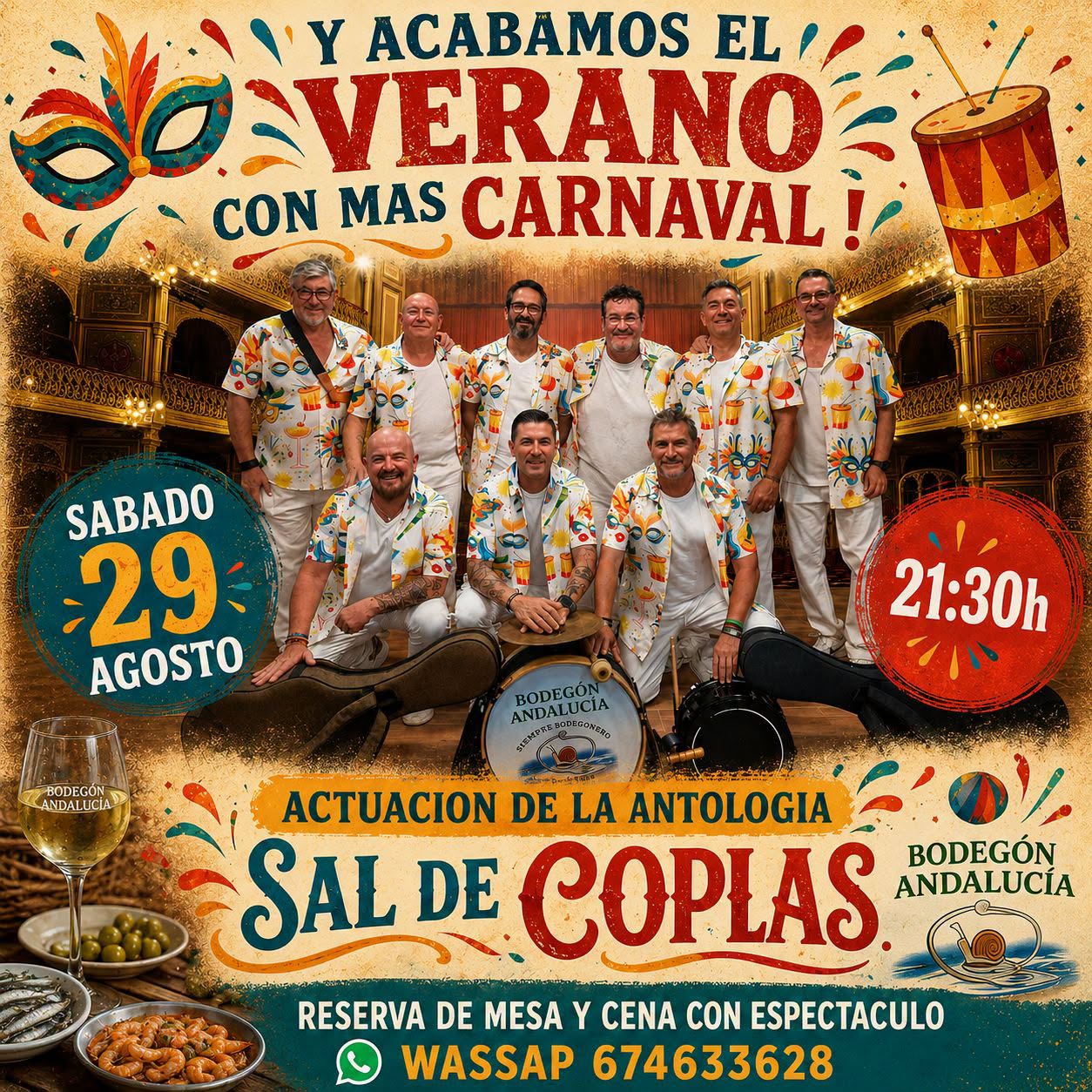 Sal de coplas en Bodegón Andalucia