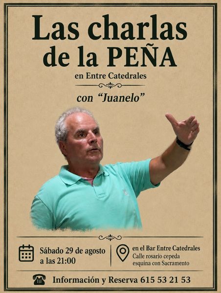 Charlas de la peña