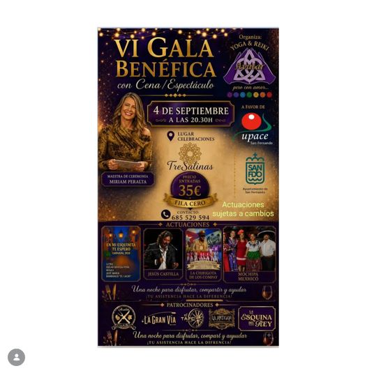 Gala Benefica en San Fernando