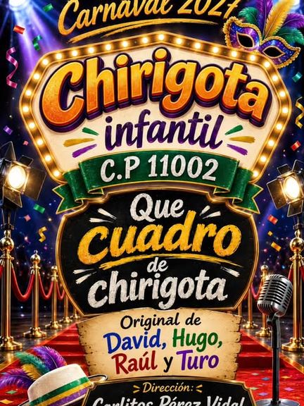 Chirigota Infantil 'Que cuadro de chirigota'