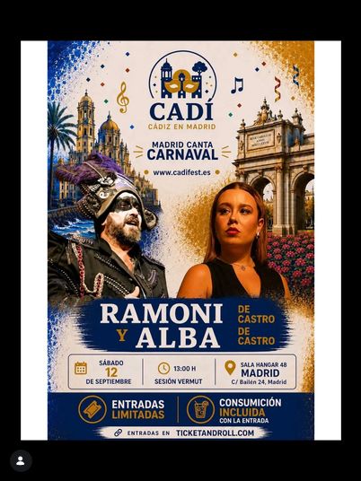 Ramoni y Alba en Madrid