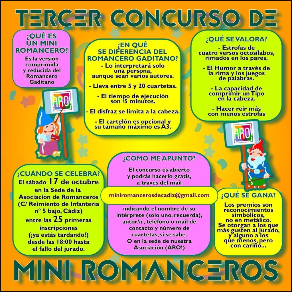 III Concurso de miniromanceros 2
